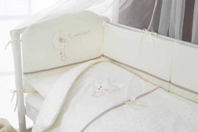 КПБ "LE PETIT BEBE", молочно-кофейный 3 пр., Арт. ПБ3-01.5 КПБ "LE PETIT BEBE", молочно-кофейный 3 пр., Арт. ПБ3-01.5