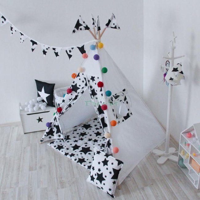 Большой вигвам Black Stars, Арт. vv010940 Большой вигвам Black Stars, Арт. vv010940