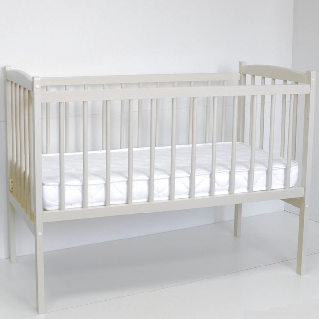 Кроватка MALIKA LOLA Small Box колесо без ящика слоновая кость Кроватка MALIKA LOLA Small Box колесо без ящика слоновая кость