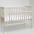 Кроватка MALIKA LOLA Small Box колесо без ящика слоновая кость