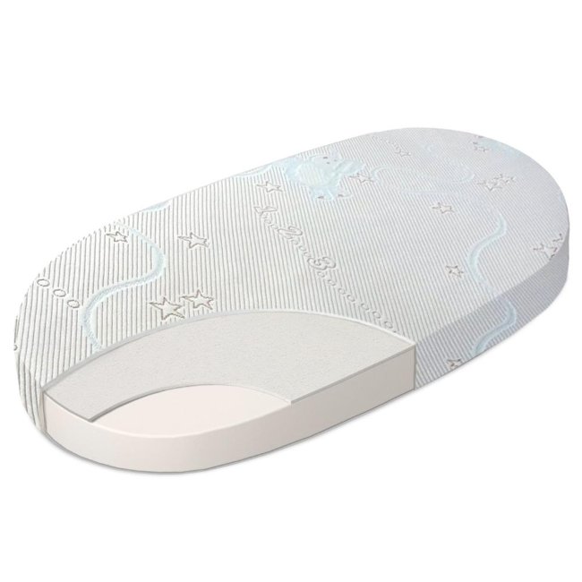 Детский матрас PLOOMABABY OVA 1 Z2 овал (125х75х10 см bamboo/холлкон)