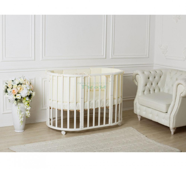 Incanto Mimi Кроватка 7 в 1, белая Incanto Mimi Кроватка 7 в 1, белая