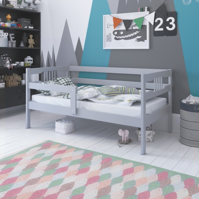 Кроватка подростковая MALIKA FREYA 160х80 см. серый Кроватка подростковая MALIKA FREYA 160х80 см. серый